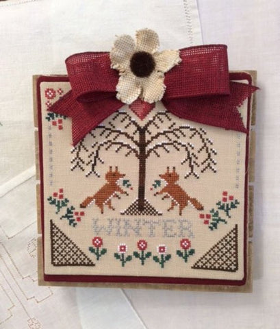 Annie Beez Folkart ~ Sheltering Tree - Winter