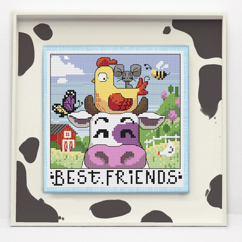 Autumn Lane Stitchery ~ Best Friends (The Moo The Merrier)