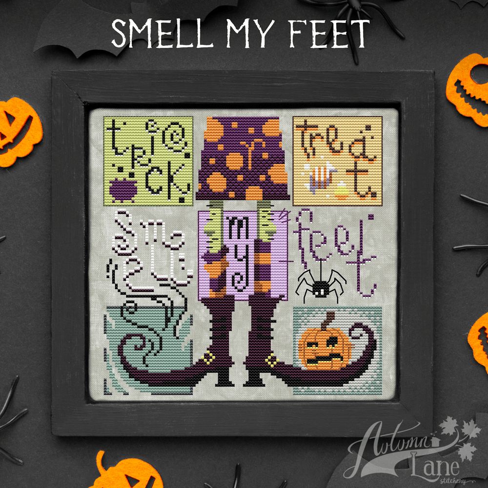 Autumn Lane Stitchery ~ Smell My Feet