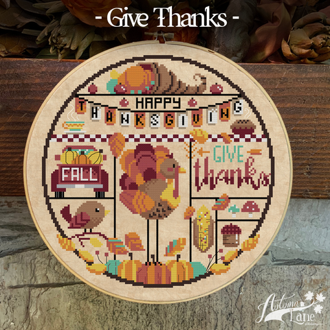 Autumn Lane Stitchery ~ Give Thanks