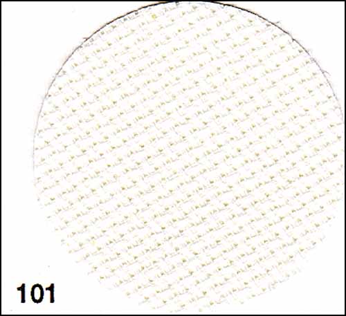 16ct Aida ~ Antique White ~ Fat 1/4