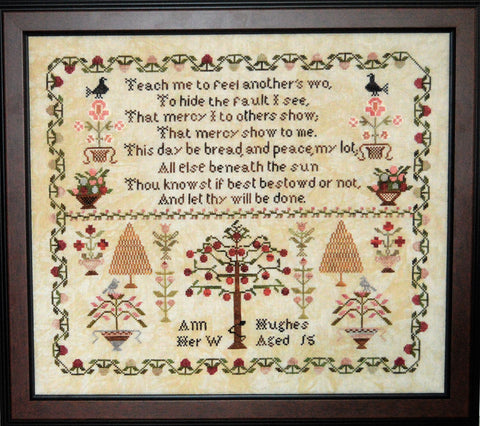 Abby Rose Designs ~ Ann Hughes, A Reproduction Sampler