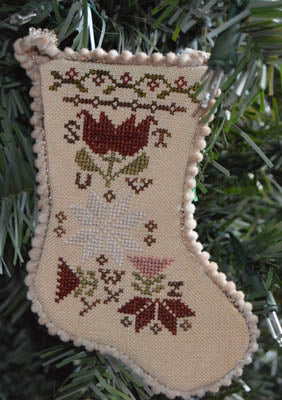 Abby Rose Designs ~ Sampler Stocking Ornament 3