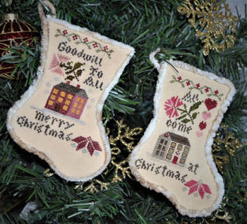 Abby Rose Designs ~ Sampler Stockings 2018