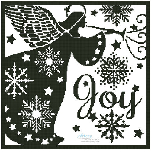 Artecy ~ Snowflake Angel Silhouette
