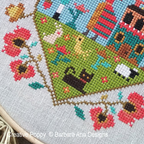 Barbara Ana Designs ~ Spring Heart – Down Sunshine Lane