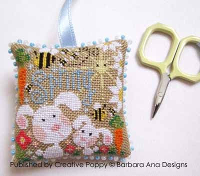 Barbara Ana Designs ~ Spring Scissor Fob