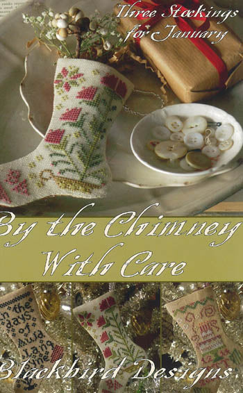 Blackbird Designs ~ By The Chimney (January Stockings Reprint)