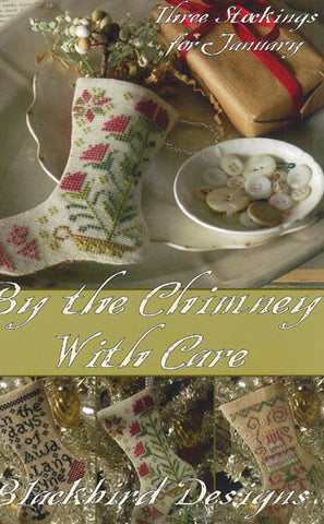 Blackbird Designs ~ By The Chimney (January Stockings Reprint)