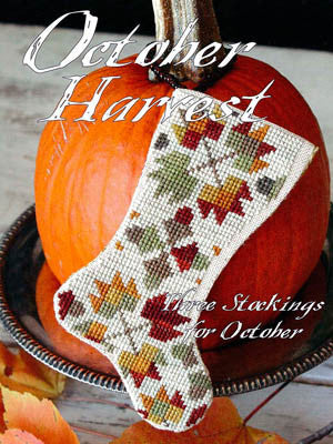 Blackbird Designs ~ Three Stockings ~ October Harvest