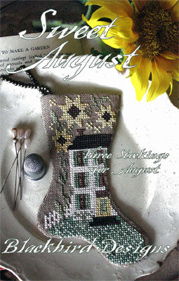 Blackbird Designs ~ Three Stockings ~ Sweet August