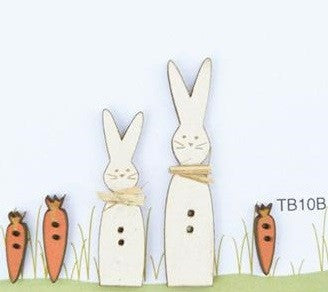 The Bee Company ~ Easter Bunnies & Carrot Buttons