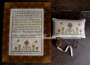 Beehive Needleworks ~ Verity Fairfield Sampler & Pin Pillow