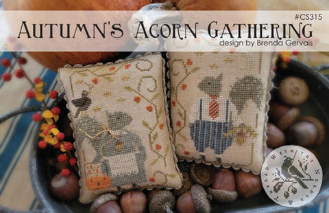 Country Stitches/With Thy Needle & Thread ~ Autumn's Acorn Gathering