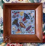 The Blue Flower ~  Butterfly Garden