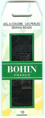 Bohin Short Beading Needles ~ Size 10 ~ 15pk