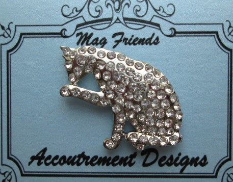 Needle Minder ~ Silver Cat
