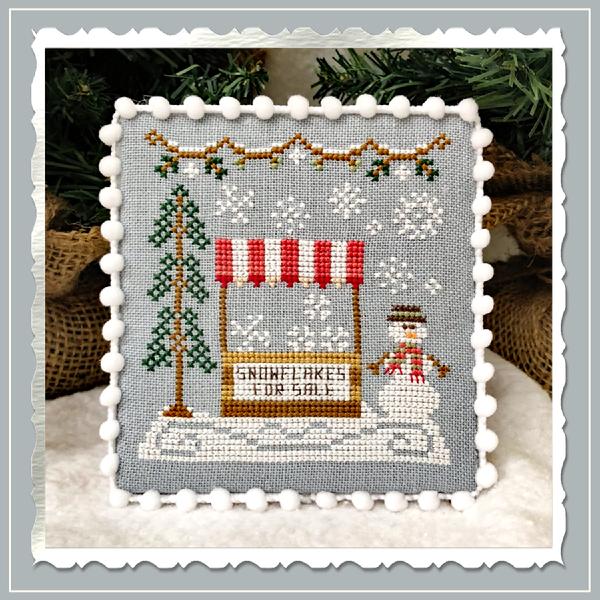 Country Cottage Needleworks ~ Snow Village 3 - Snowflake Stand