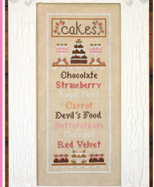 Country Cottage Needleworks ~ Cake Menu