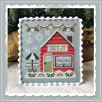 Country Cottage Needleworks ~ Snow Village 5 - Frozen Hot Chocolate Shop