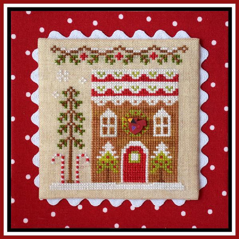 Country Cottage Needleworks ~ Gingerbread Village ~ Gingerbread House #4