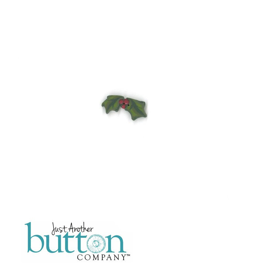 Country Cottage ~ Gingerbread House #6 JABC Double Holly Button