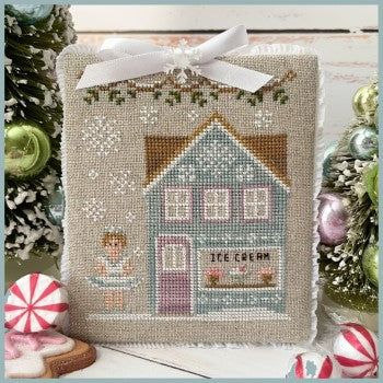 Country Cottage Needleworks ~ Nutcracker Village 5 - Snow Queen's Ice Cream Parlor