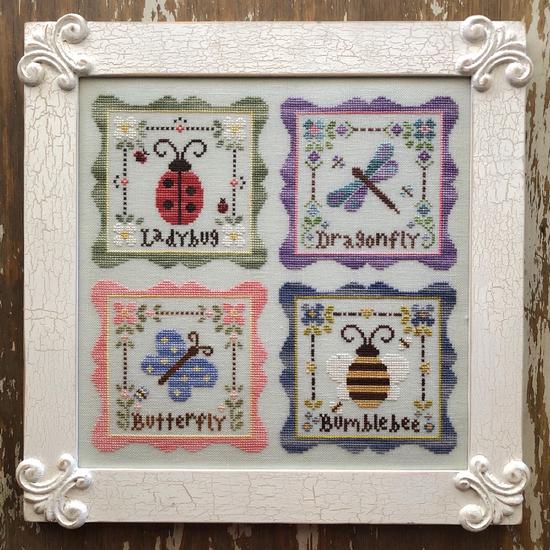 Country Cottage Needleworks ~ Garden Party Chart Pack