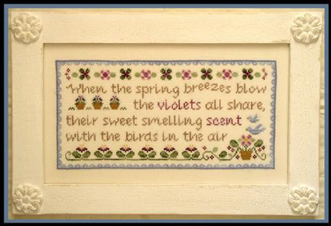 Country Cottage Needleworks ~ Spring Violets