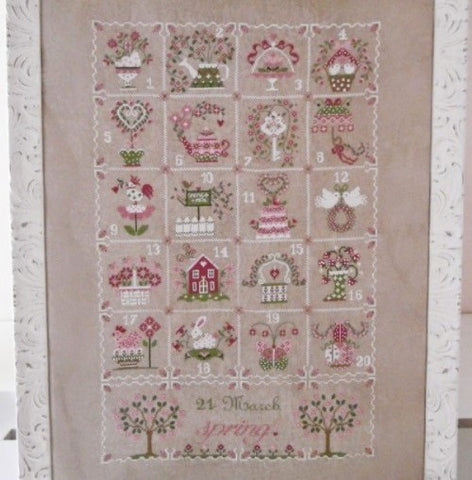 Cuore e Batticuore ~ Shabby Spring Calendar