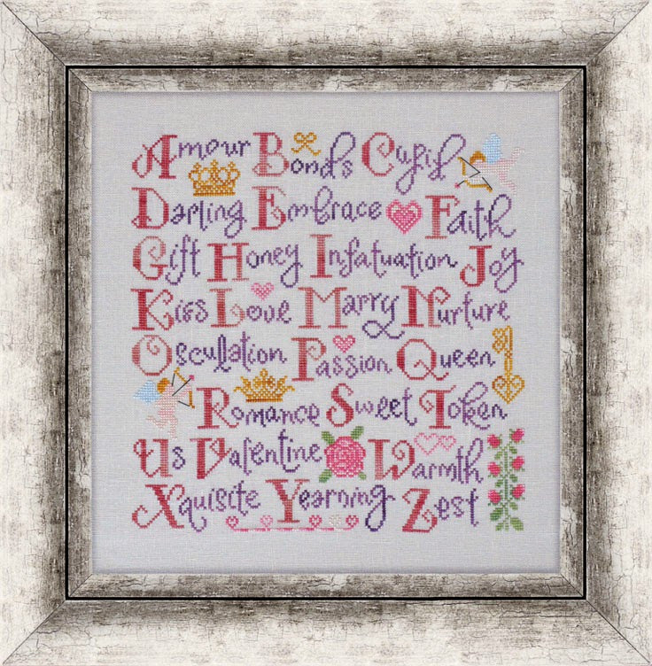 Cottage Garden Samplings ~ Valentine's Sampler