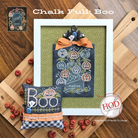 Hands On Design ~ Chalk Full:  Boo Pattern
