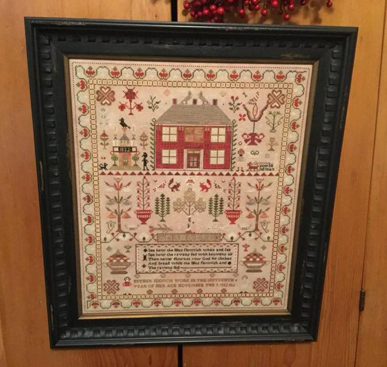 Chessie & Me ~ Esther Iddison 1834 Sampler