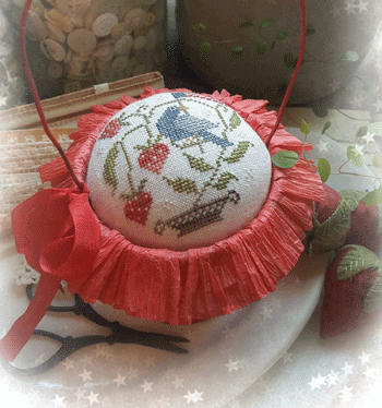 Country Stitches/With Thy Needle & Thread ~ Strawberries & Stripes