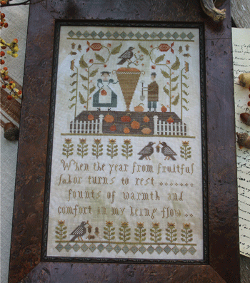 Country Stitches/With Thy Needle & Thread ~ Autumn's Fruitful Labor