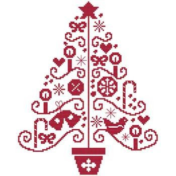 Cross Stitch Wonders ~ Folk Art Tree One