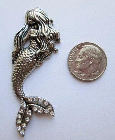 Needle Minder ~ Silver Mermaid