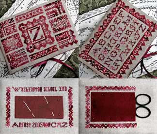 The Drawn Thread ~ Red Lace Sewing Case