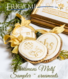 Erica Michaels Designs ~ Chrismons Motif Sampler (or ornaments-look!!)