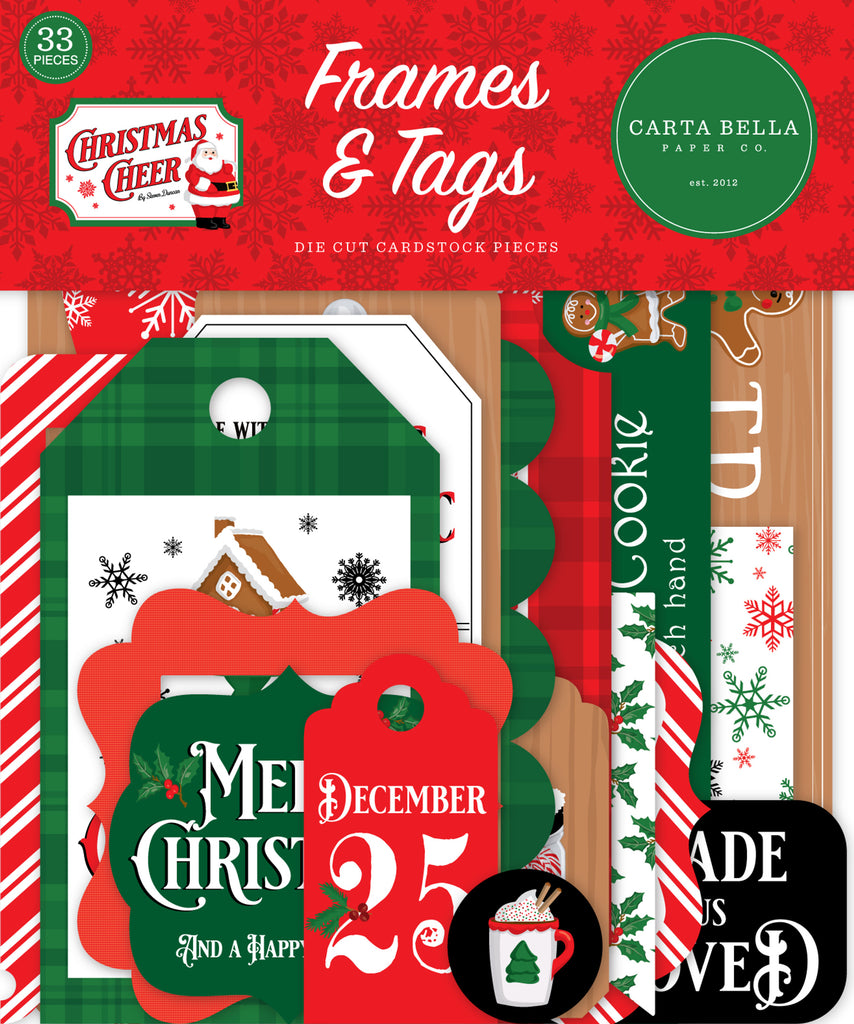 Echo Park ~ Christmas Cheer Frames & Tags