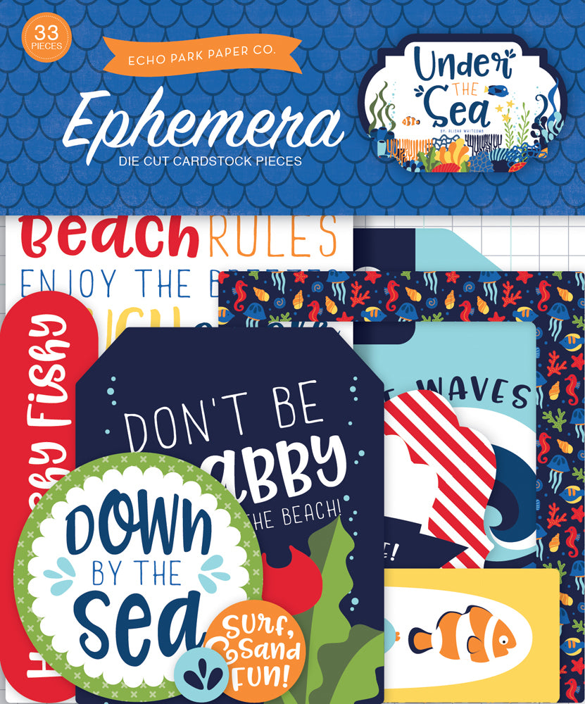 Echo Park ~ Under The Sea Frames Ephemera