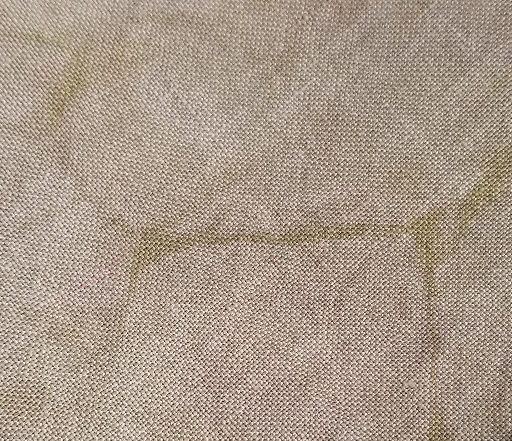 36ct Edinburgh Linen ~ Fiber On A Whim Hand Dyed ~ Espresso ~ Fat 1/4