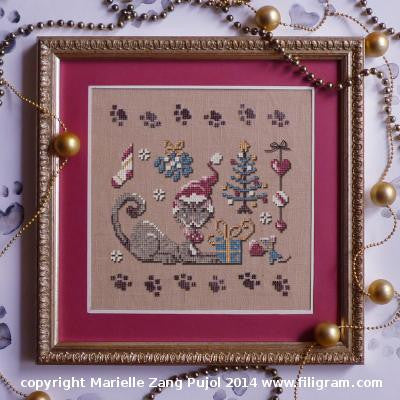 Filigram ~ Christmas Cat