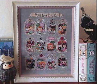 Frosted Pumpkin Stitchery ~ Story Time Sampler