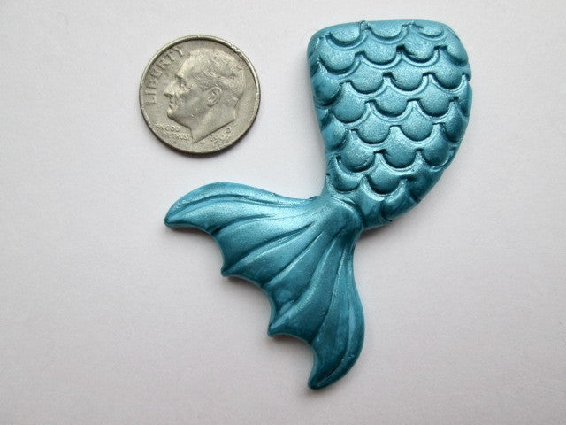 Needle Minder ~  Mermaid Tail - Blue (Clay)