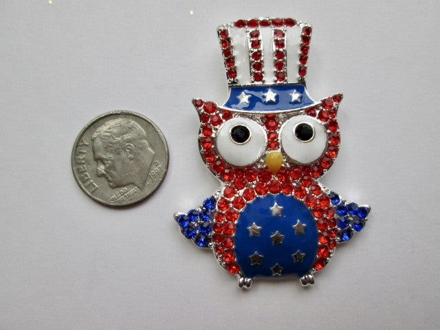 Needle Minder ~ Uncle Sam Owl