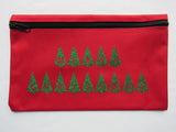Christmas ~ Red/Green Glitter Gadget Bags (2 designs)