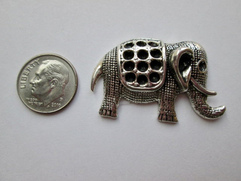 Needle Minder - Silver Elephant #1