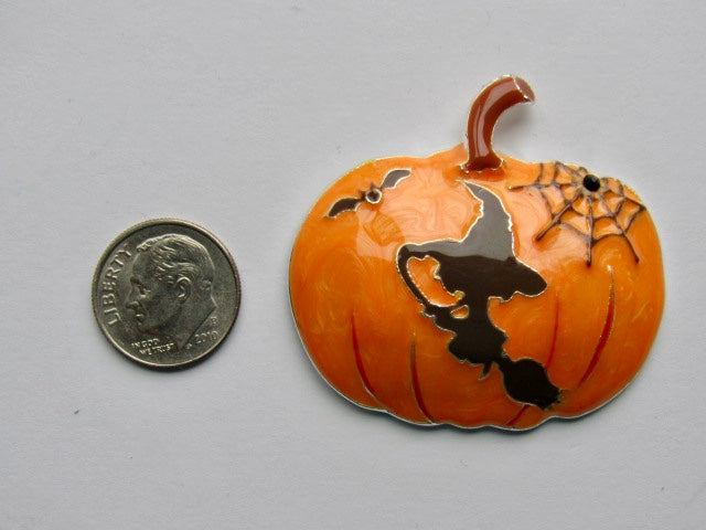 Needle Minder ~ Orange Witchy Pumpkin