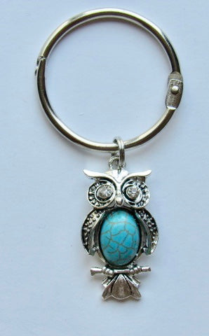 BLING! Floss Ring ~ Turquoise Owl